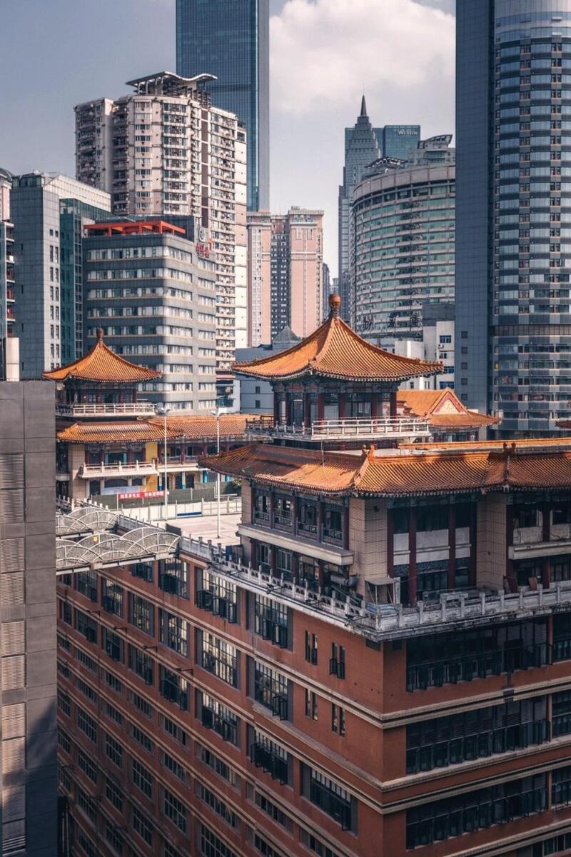 Boutique Of Meditation With Cuisine & Night View, Exit 2 Liujiatai Station Line 9 Chongqing Exterior photo